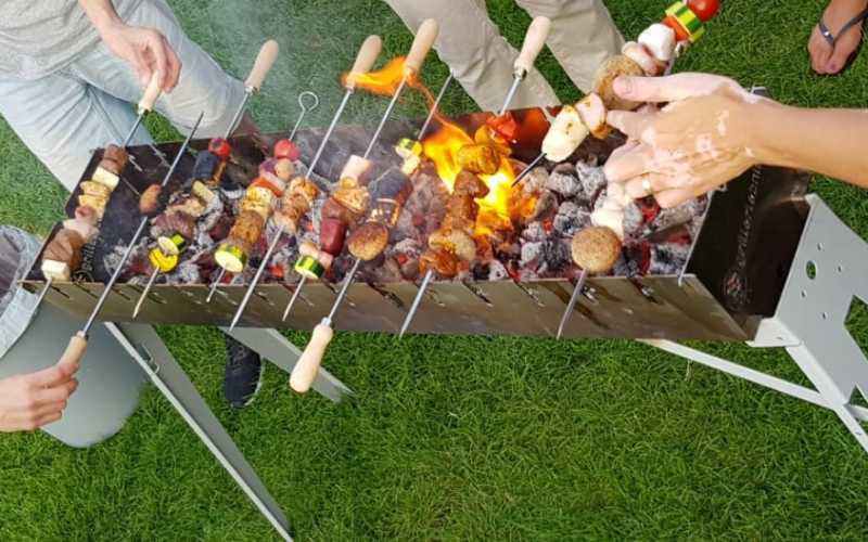 Grillspiess, Partyservice